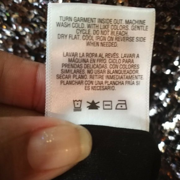 Metaphor Large Gold Sequin New Years Eve Party Dre - Picture 7 of 12